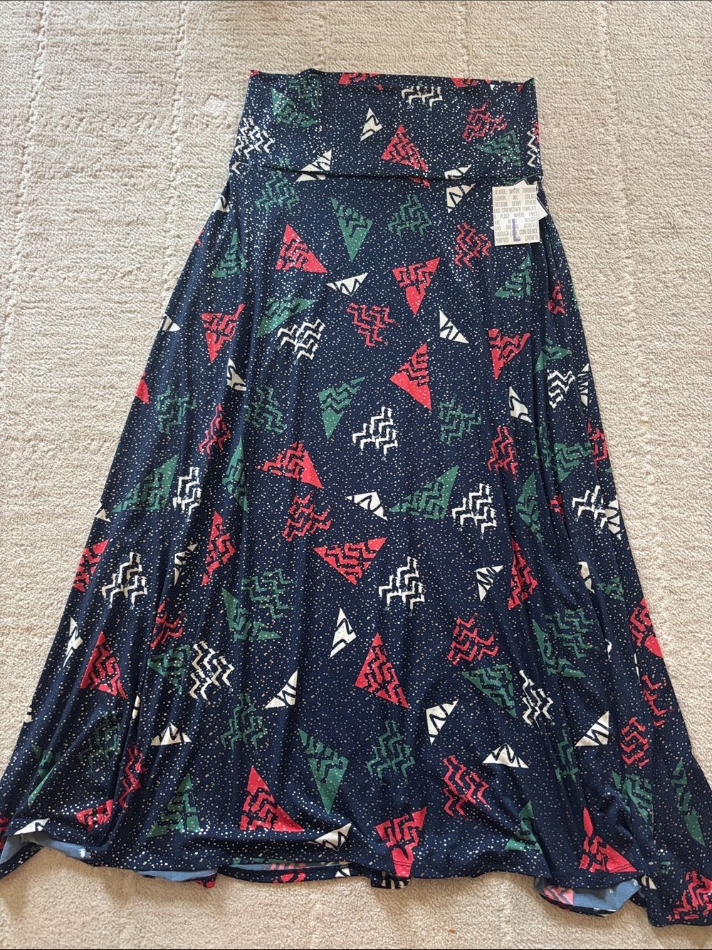 NWT L elegant Lularoe Maxi Skirt size large